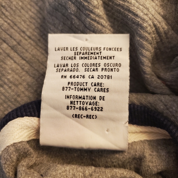 Tommy Hilfiger XL Gray Crew Neck Sweater - Picture 5 of 6